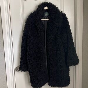 Wild Fable Sherpa Coat Black